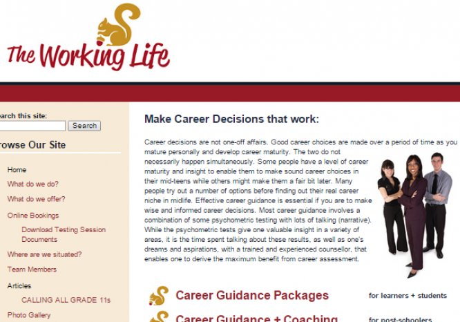 Working Life Career Consultancy with Annette Miller Homepage